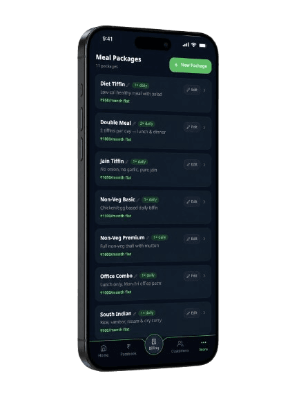 Create meal packages